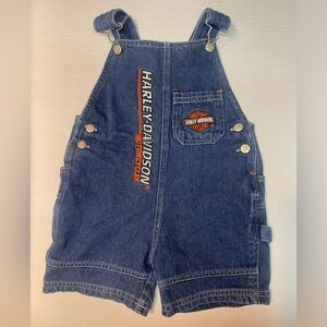 Vintage Harley-Davidson Denim Overalls toddler 4t